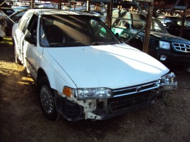 1992 HONDA ACCORD DX, 2.2L AUTO SDN, COLOR WHITE, STK A15194